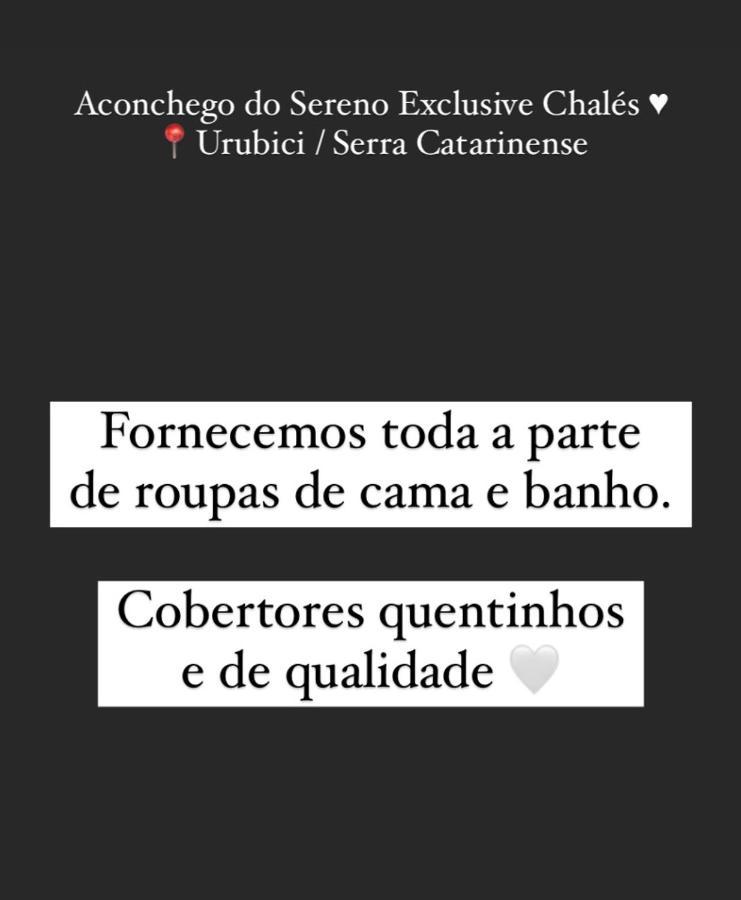 Aconchego Do Sereno Exclusive Chales Урубиси Екстериор снимка